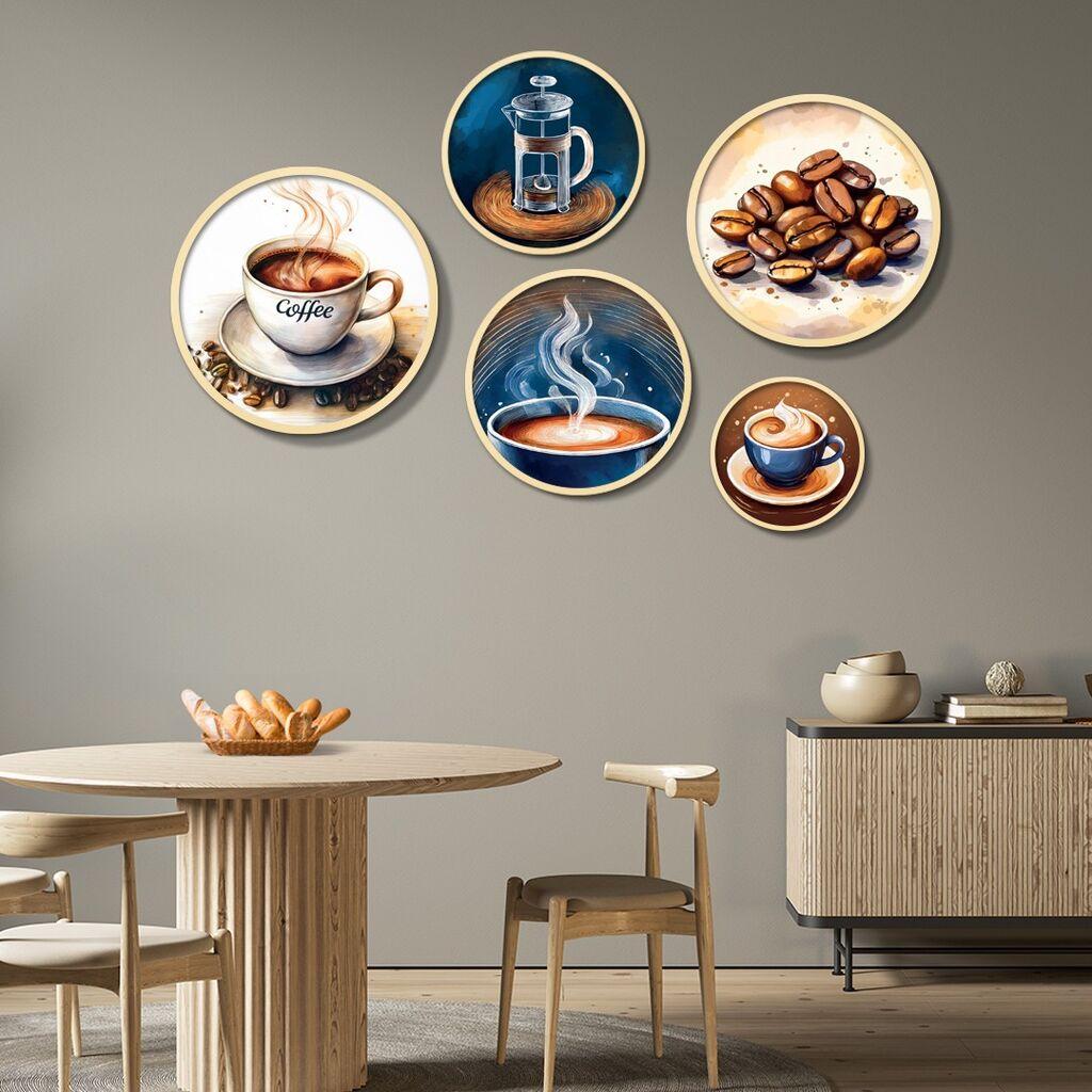 Декоративна слика Wallity Yats-11, 43,5x43,5 см, 5 дела