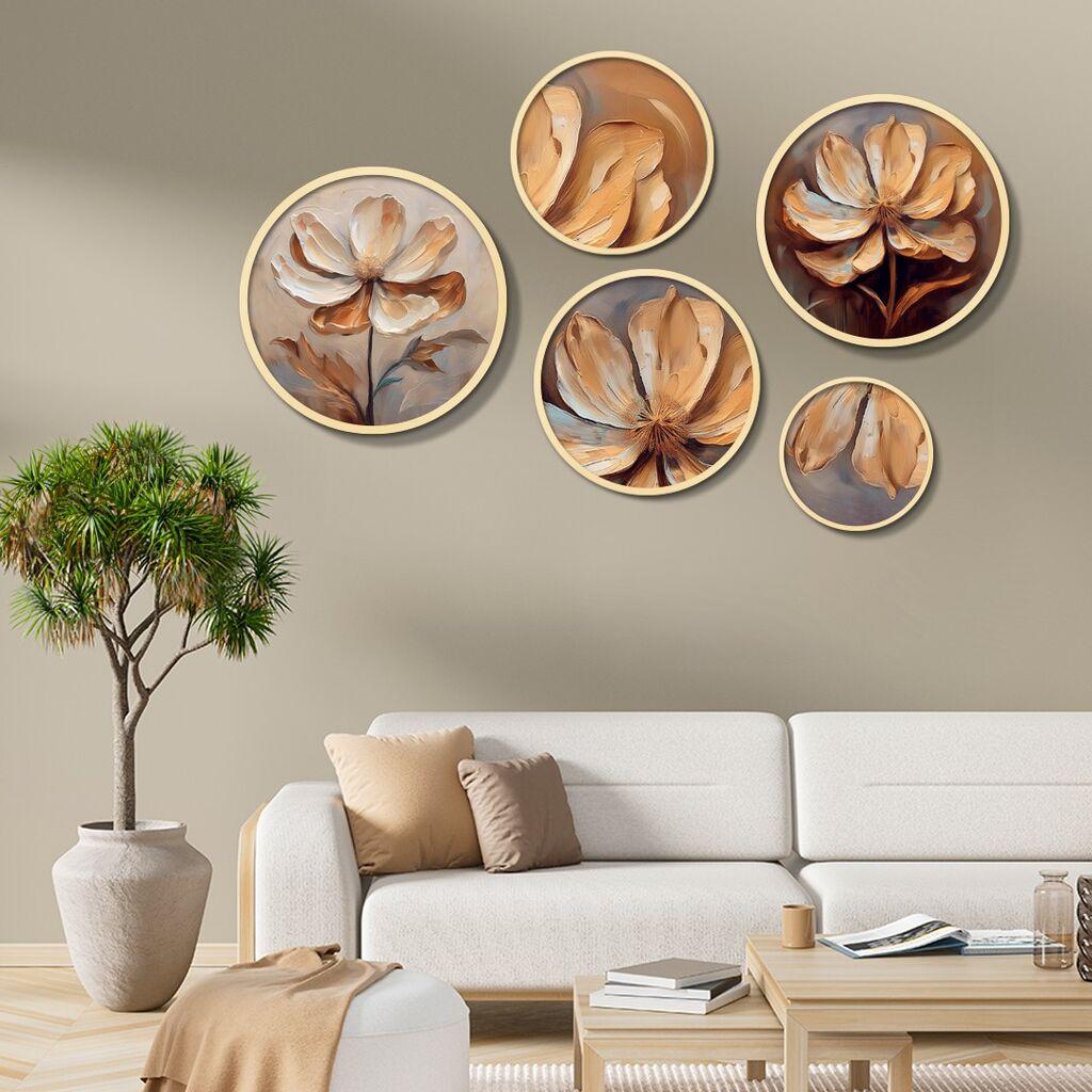 Декоративна слика Wallity Yats-19, 43,5x43,5 см, 5 дела