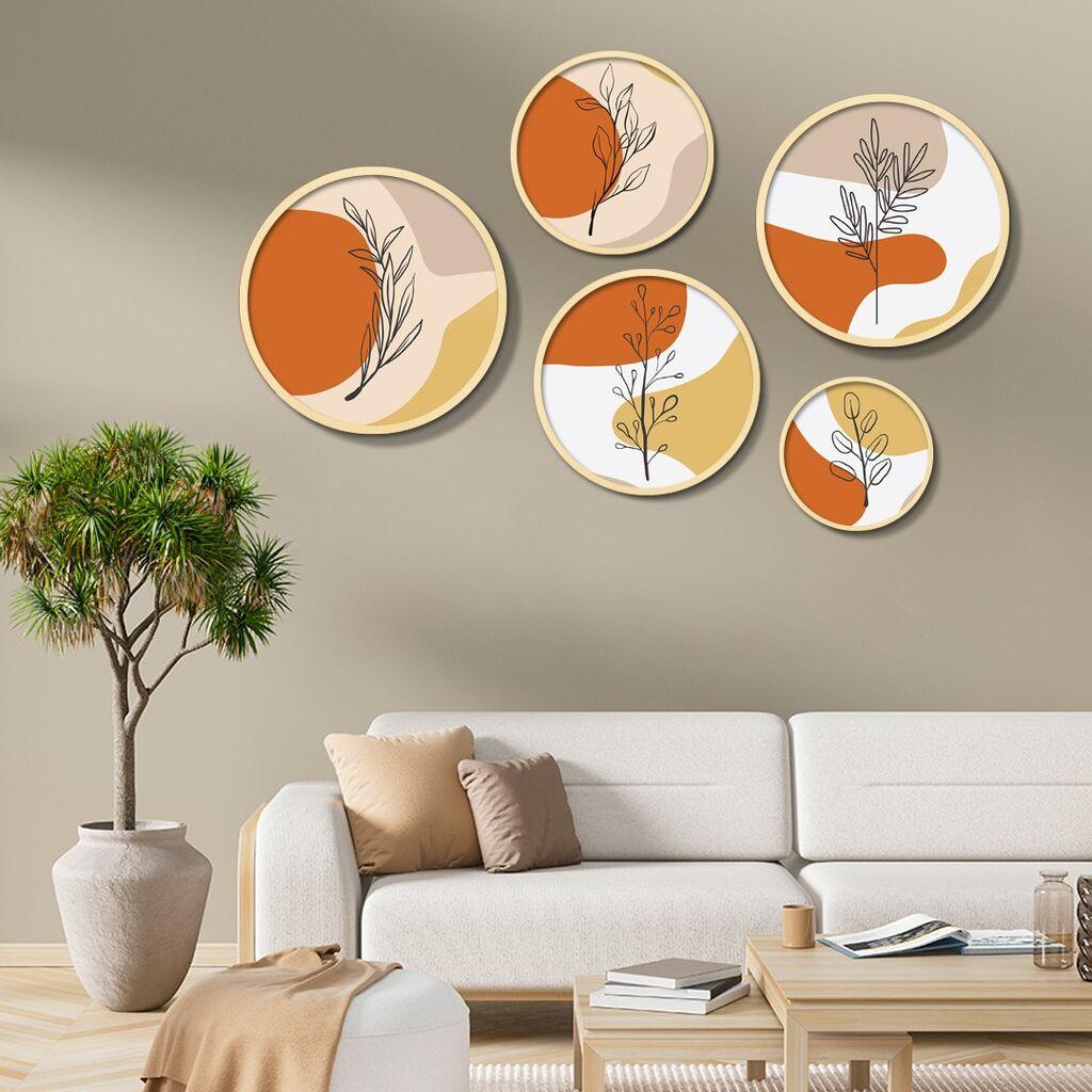 Декоративна слика Wallity Yats-03, 43,5x43,5 см, 5 дела