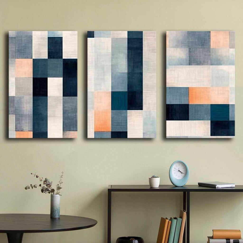 Декоративна слика Wallity 3p4570softc-001, 45x70см, 3 дела