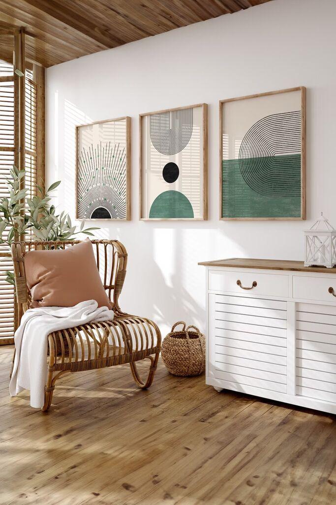 Декоративна слика Wallity Artsycllct34, 33x48 см, 3 дела