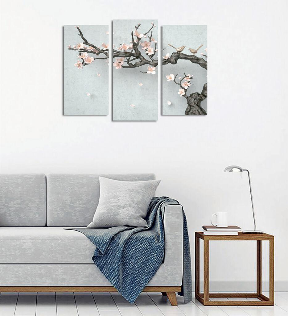 Декоративна слика Wallity UC113, 20x40 см, 3 дела