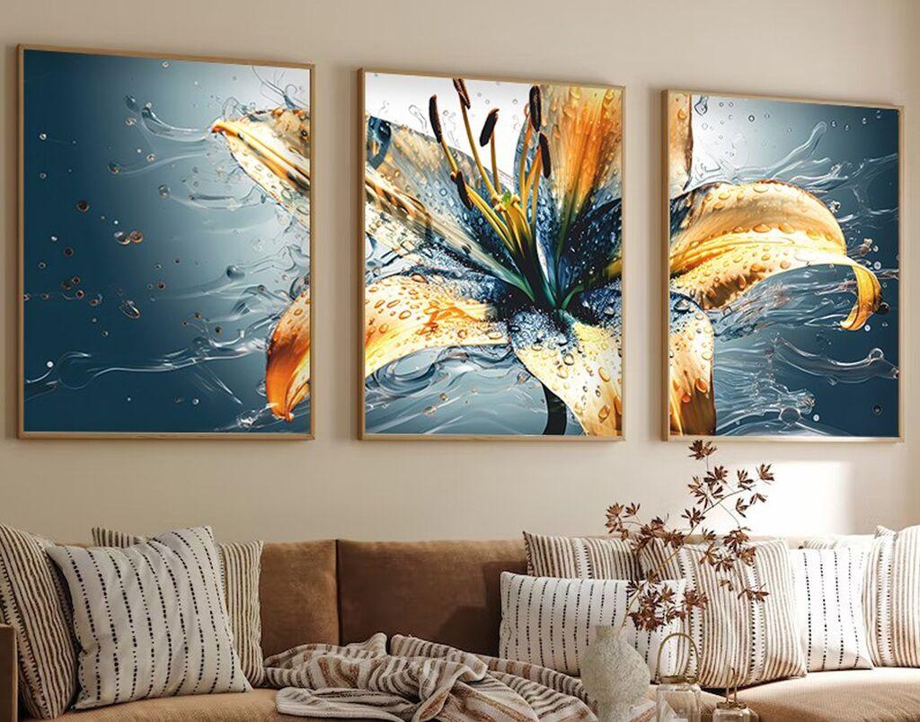 Декоративна слика Wallity Huhu219, 35x50 см, 3 дела