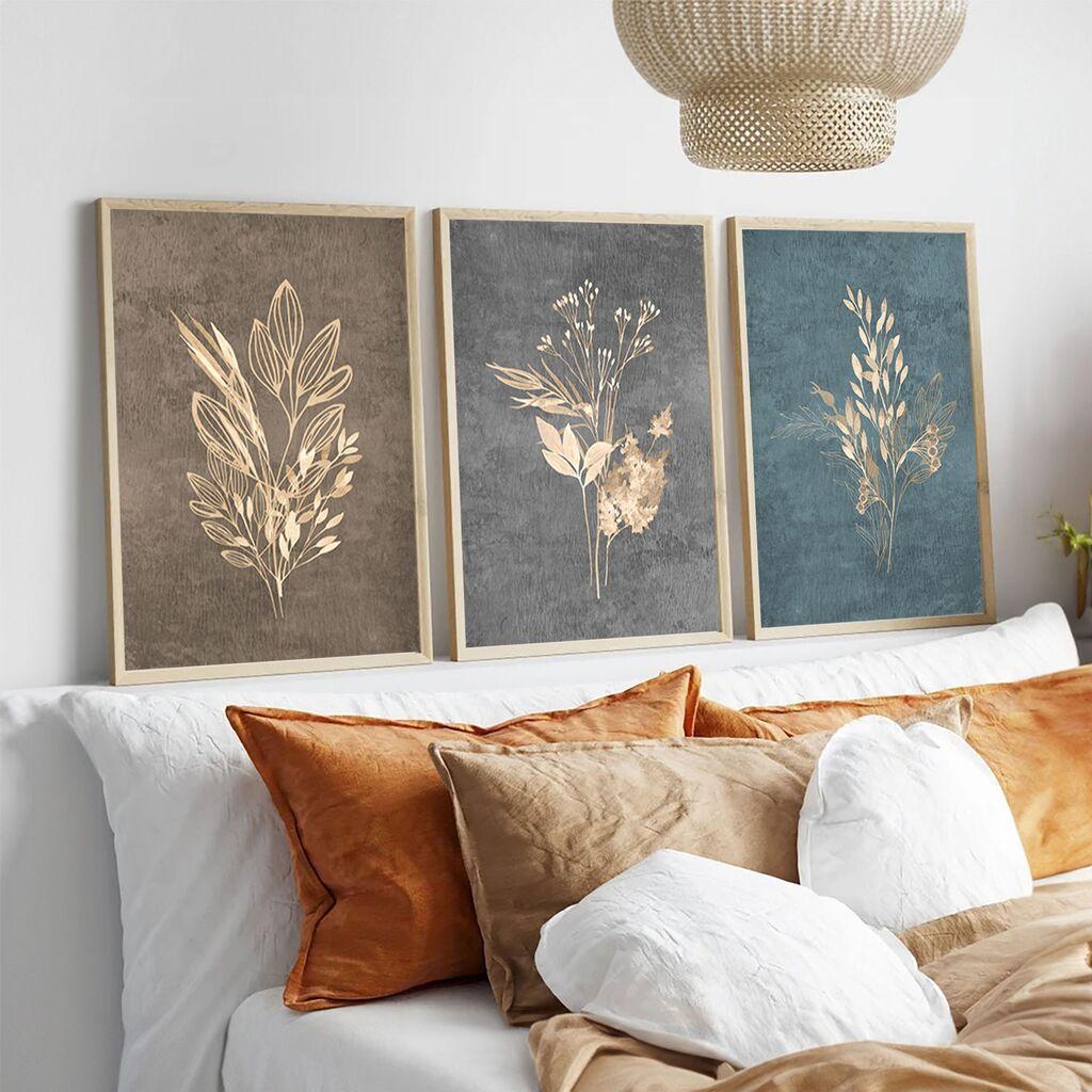 Декоративна слика Wallity Huhu242, 50x35 см, 3 дела