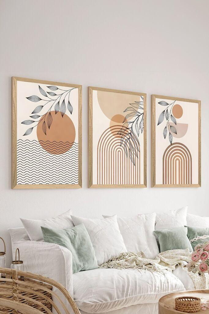 Декоративна слика Wallity Artsycllct6, 33x48 см, 3 дела