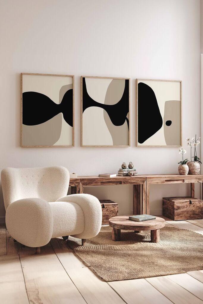 Декоративна слика Wallity Artsycllct35, 33x48 см, 3 дела