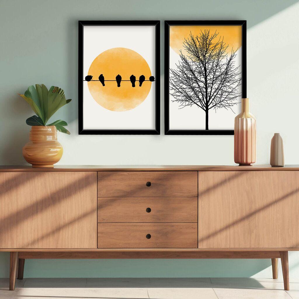 Декоративна слика Wallity 2p3752softct-008, 38x53 см, 2 дела