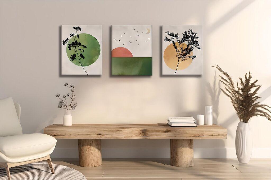 Декоративна слика Wallity UDC17, 30x40 см, 3 дела