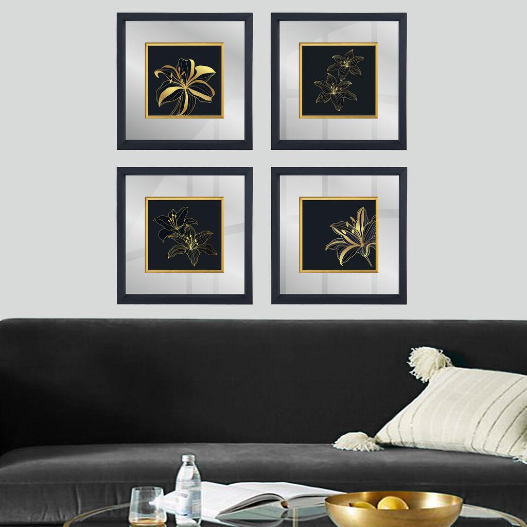 Декоративна слика Wallity CAM1915144324, 32x32 см, 4 дела