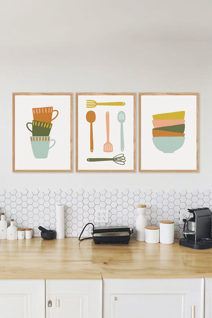 Декоративна слика Wallity Artsycllct39, 33x48 см, 3 дела