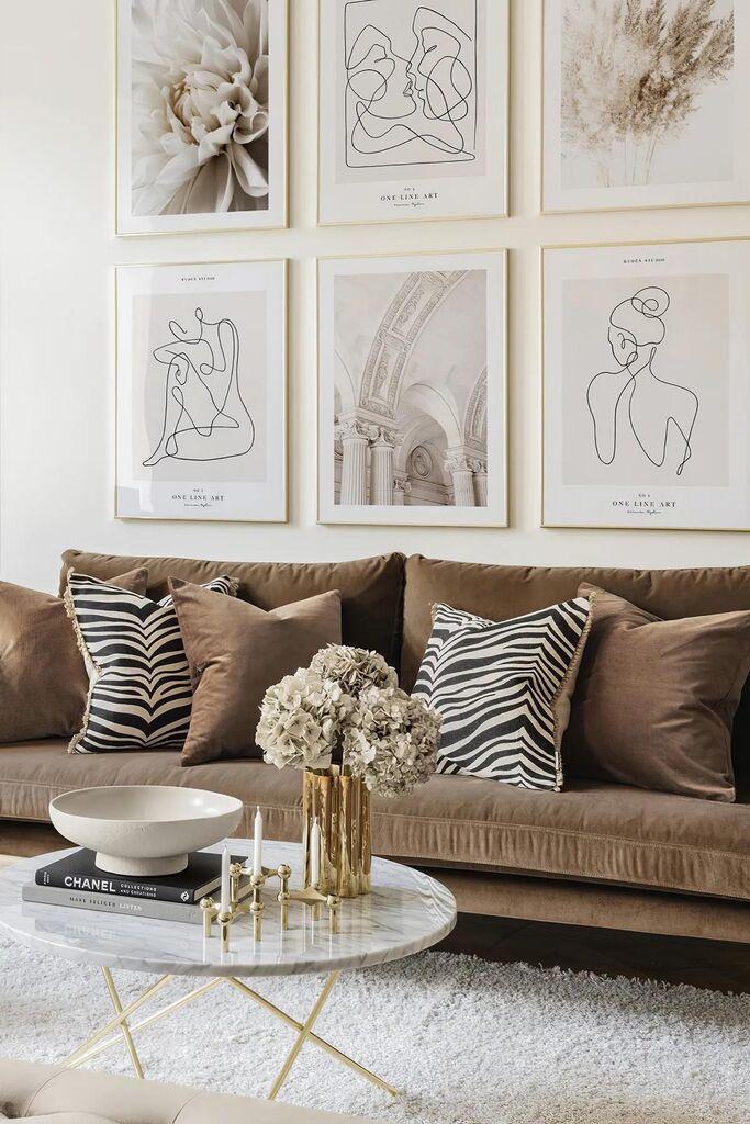 Декоративна слика Wallity Artavessastko51, 33x48 см, 6 дела