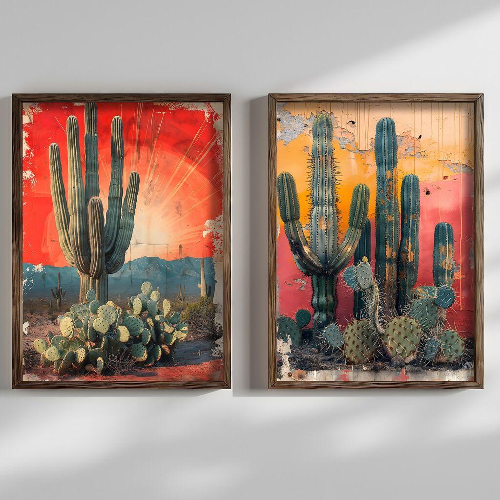 Wallity Декоративна слика HUM114, 50x70x3.5cm, 2 дела