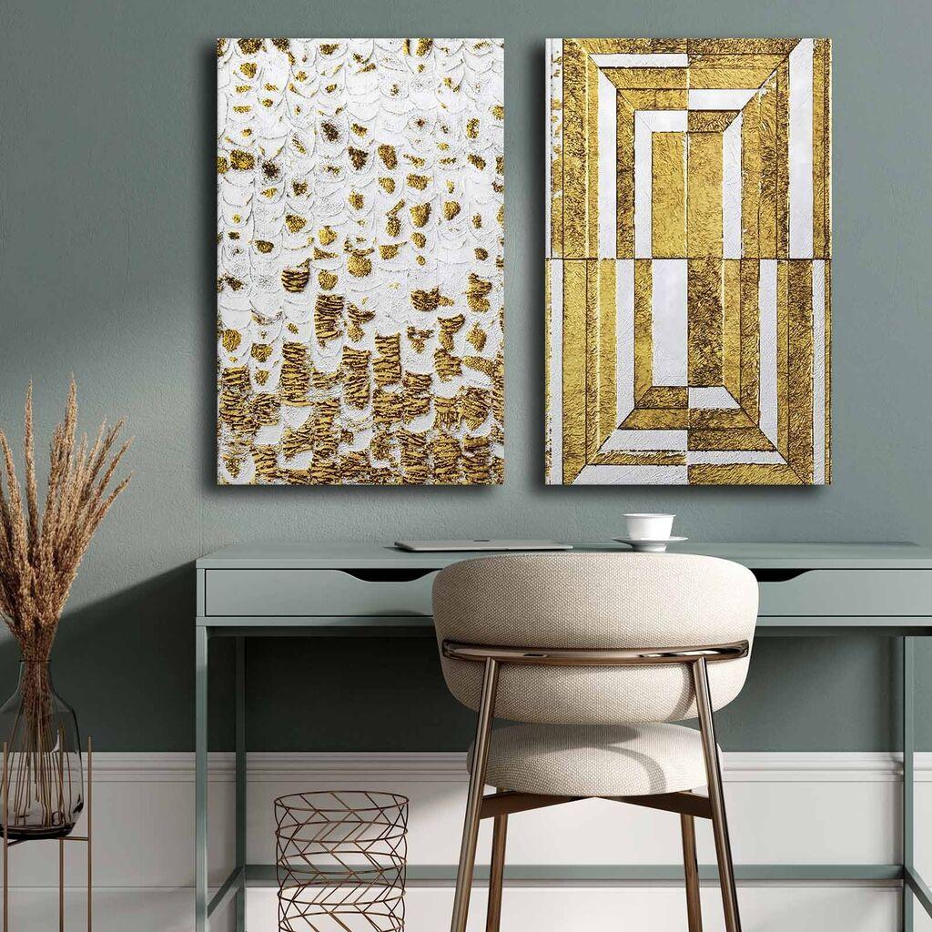 Декоративна слика Wallity 2P4570GSC-005, 95x70см, 2 дела