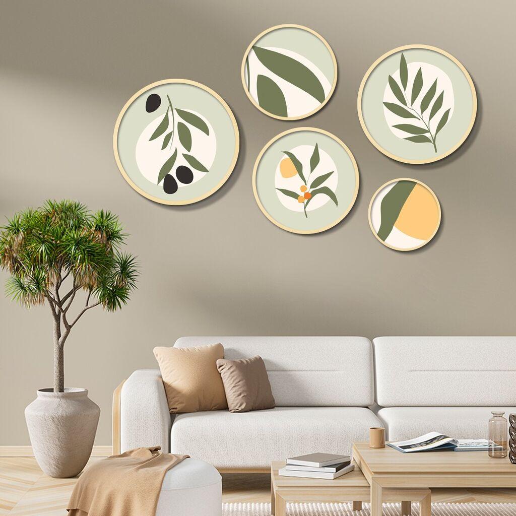 Декоративна слика Wallity Yats-21, 43,5x43,5 см, 5 дела