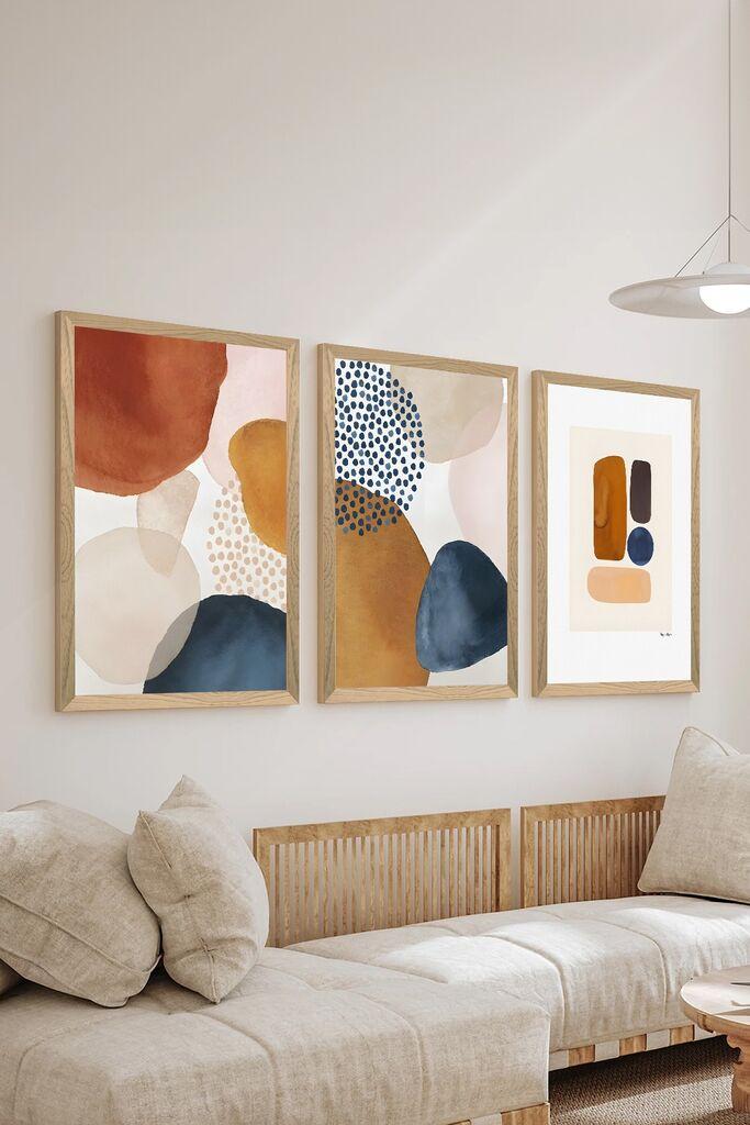 Декоративна слика Wallity Artsycllct2, 33x48 см, 3 дела