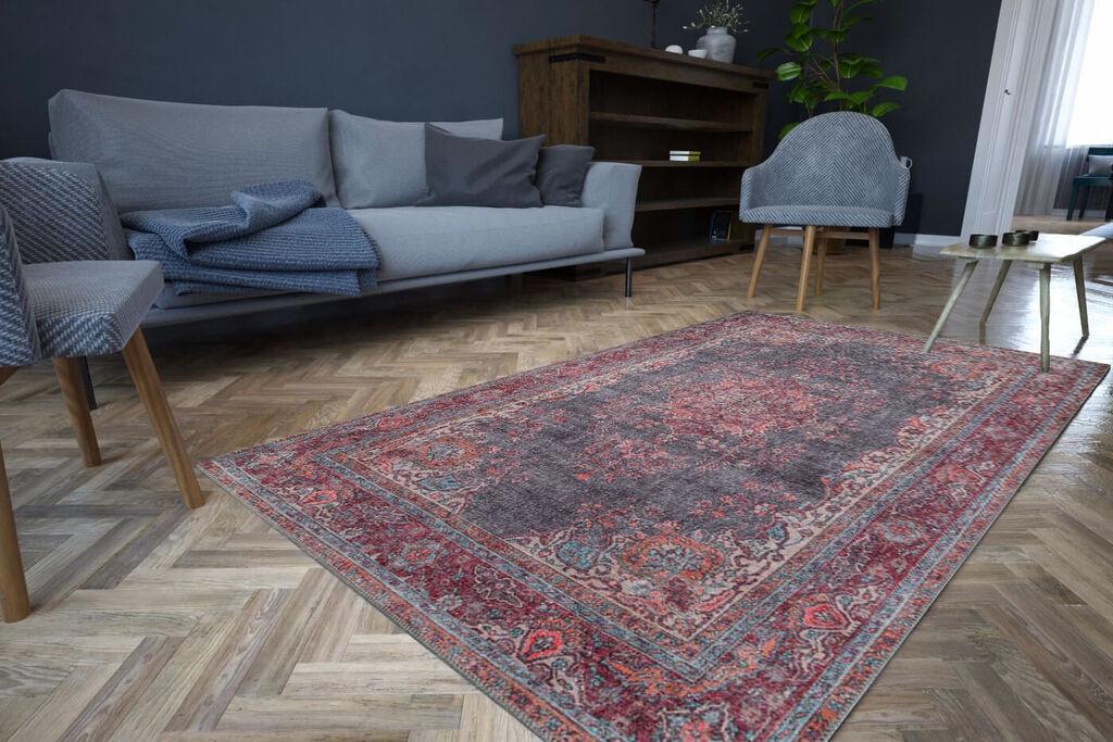 Conceptum Hypnose Carpet Blues Chenille 93, 75x230cm, сиво