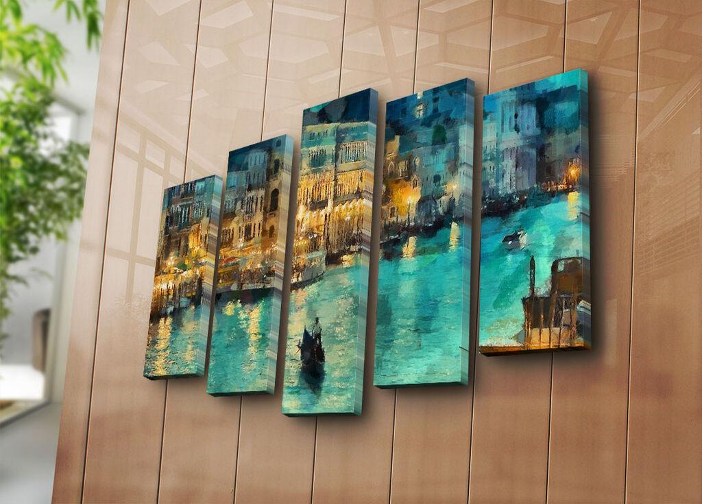 Декоративна слика Wallity 5PATK-158, 70x105 см, 5 дела