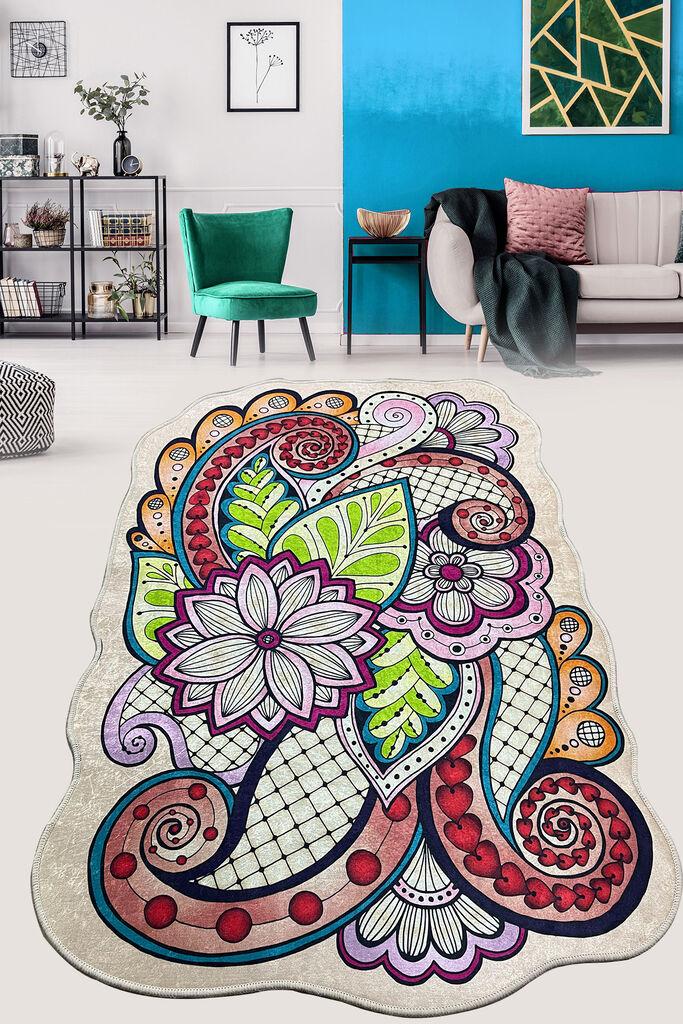 Концептни форми за килими со хипноза, 80x100cm, Шарени