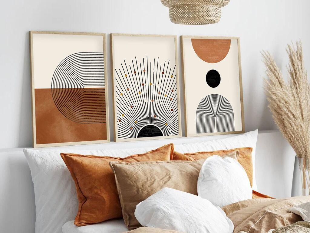 Декоративна слика Wallity Huhu198, 30x40 см, 3 дела