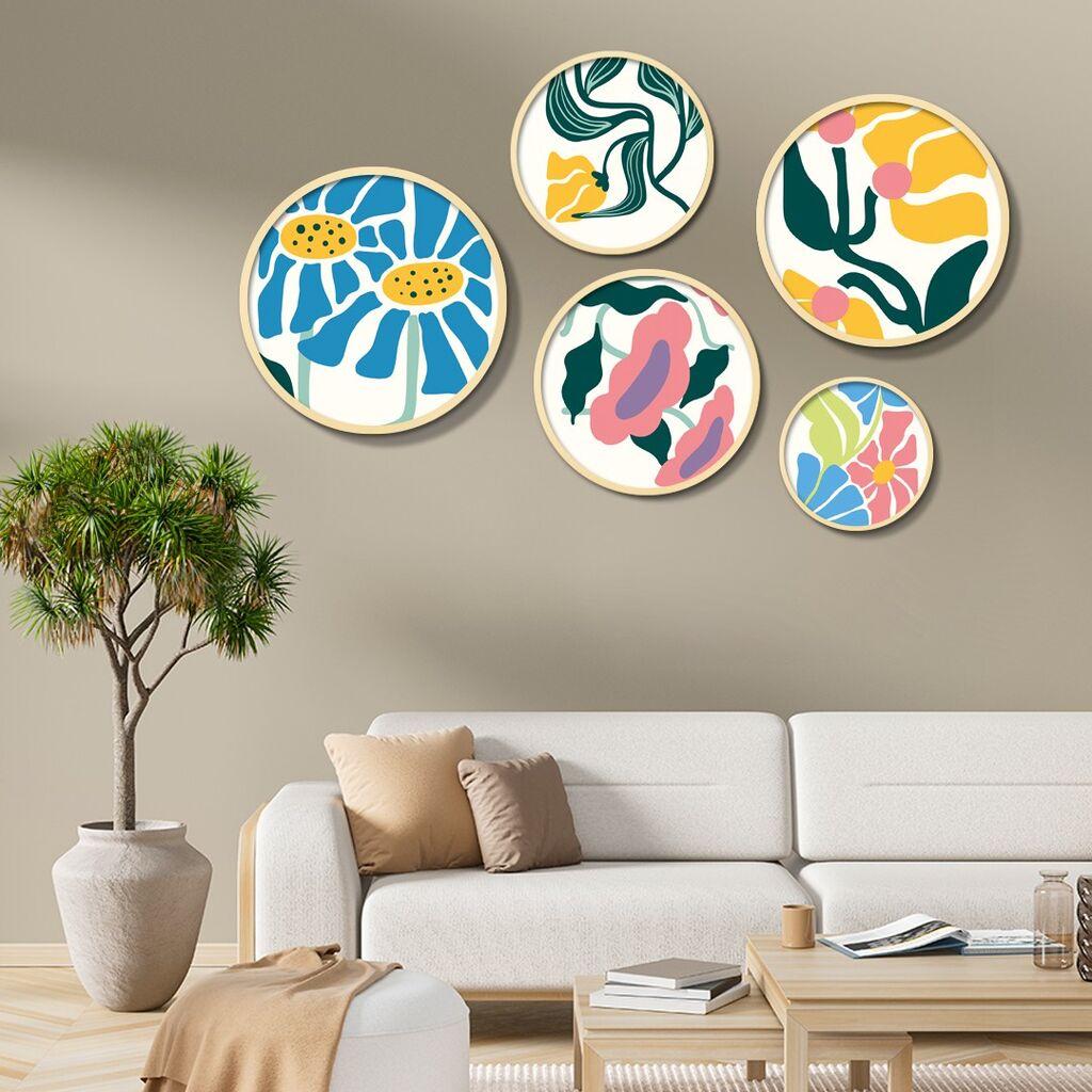 Декоративна слика Wallity Yats-02, 43,5x43,5 см, 5 дела