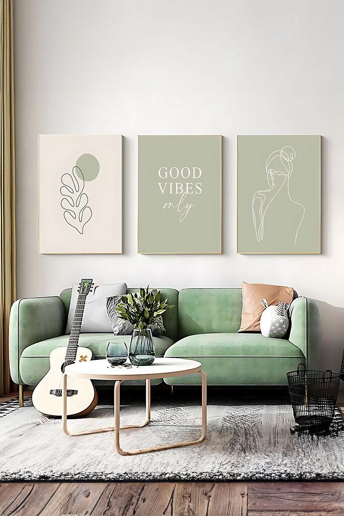 Декоративна слика Wallity Artsycllct13, 33x48 см, 3 дела