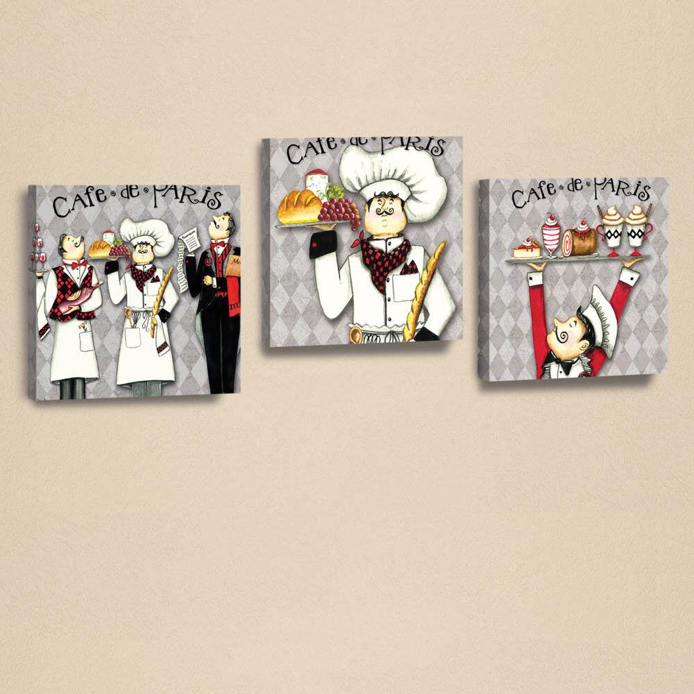 Декоративна слика Wallity AHM041, 33x33 см, 3 дела