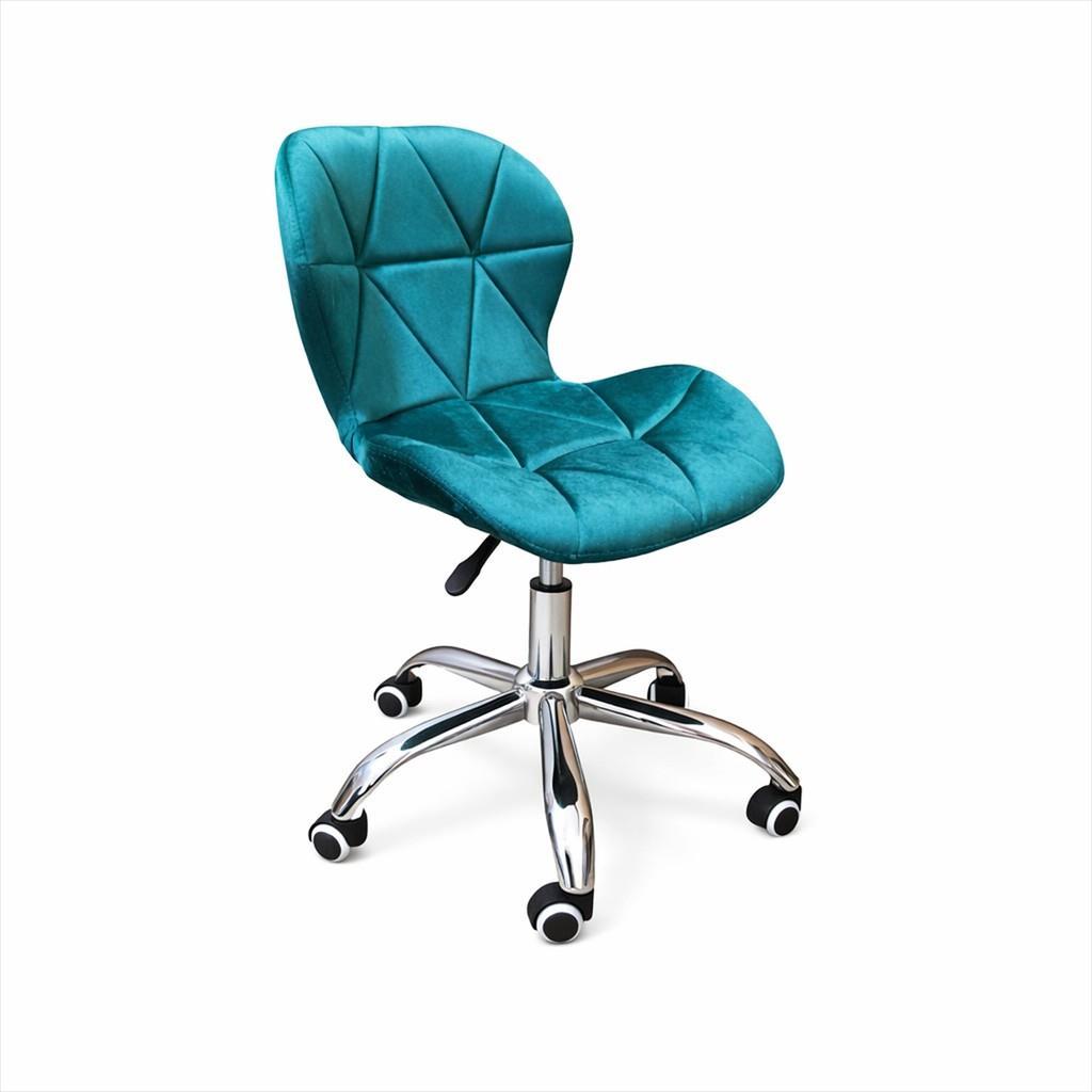 EXTRALINK Канцелариска Столица Chair Armchair, Тиркизна