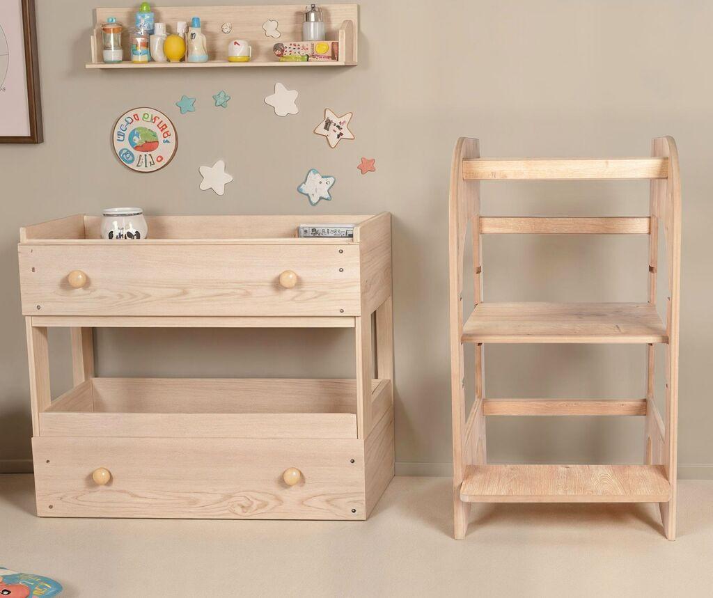 Детска столица Hanah Home BLTYZ-AKTV036, 50x90x50 см, даб