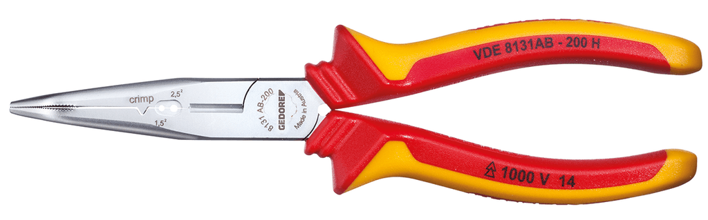 Gedore VDE повеќе наменска клешта закривена – Gedore SB VDE 8131 AB-200 H