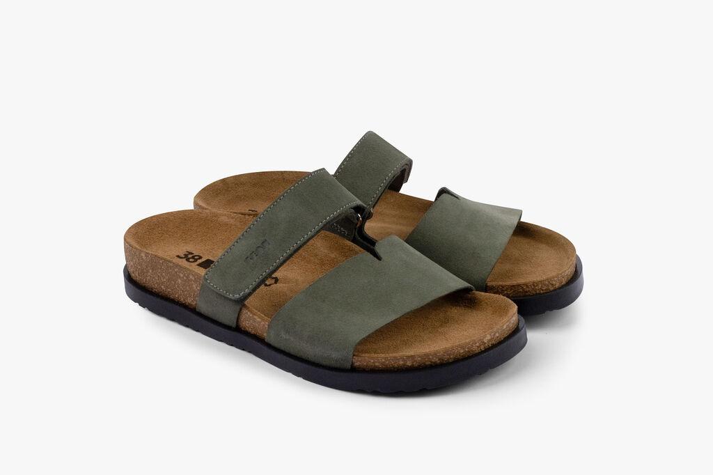 Женски папучи Гаиа- зелена