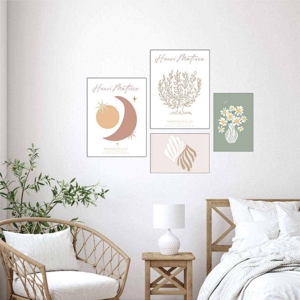 Wallity Image Mdf-00134, 62x85 см, 4 дела