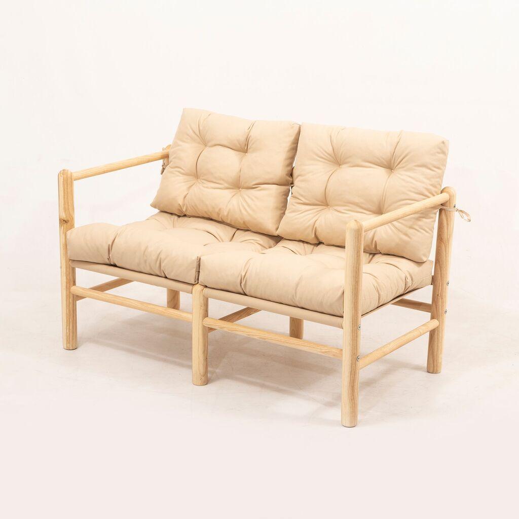 Клупа за градина Hanah Home MYG04, 110x86x51 см, Антрацит