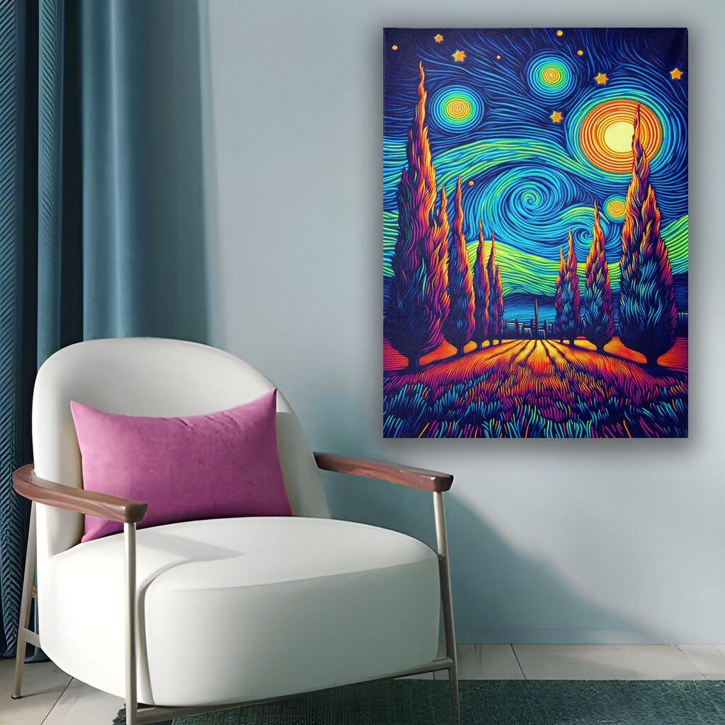 Wallity Сет Слики MDF2450686, 3 Дела