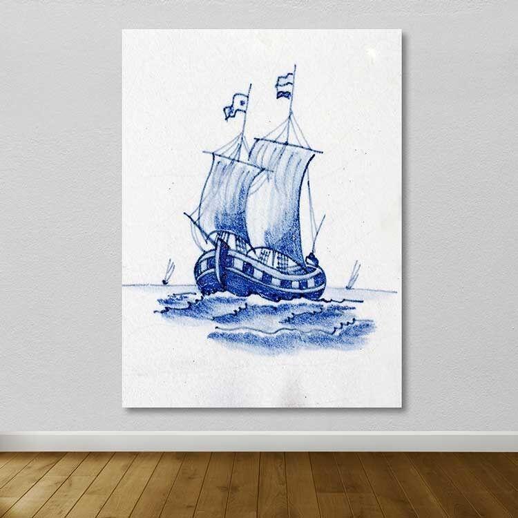 Wallity Сет Слики MDF3045871, 3 Дела