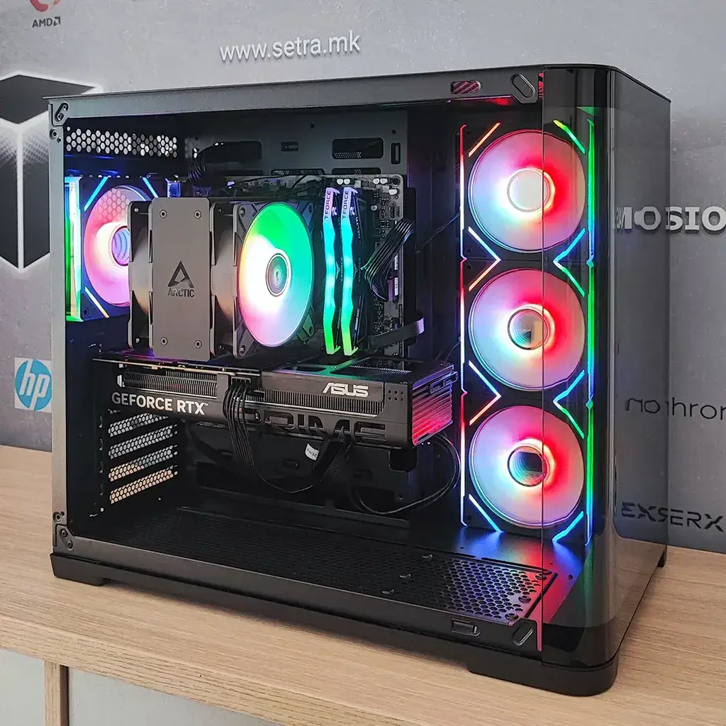 PowerCube Персонален компјутер G4270 Chimera Gen7 V2 3D Ryzen 7 7800X 3D/ 32GB/ NVMe 1.0TB/ RTX5060Ti 16GB