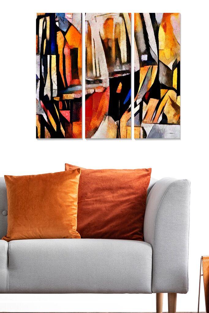 Wallity Сет Слики MDF267258665, 3 Дела