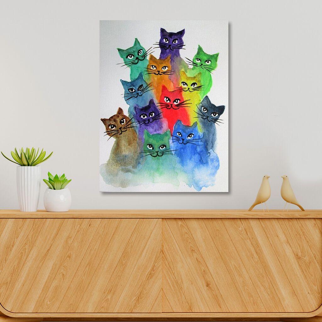 Wallity Сет Слики MDF2137992, 3 Дела