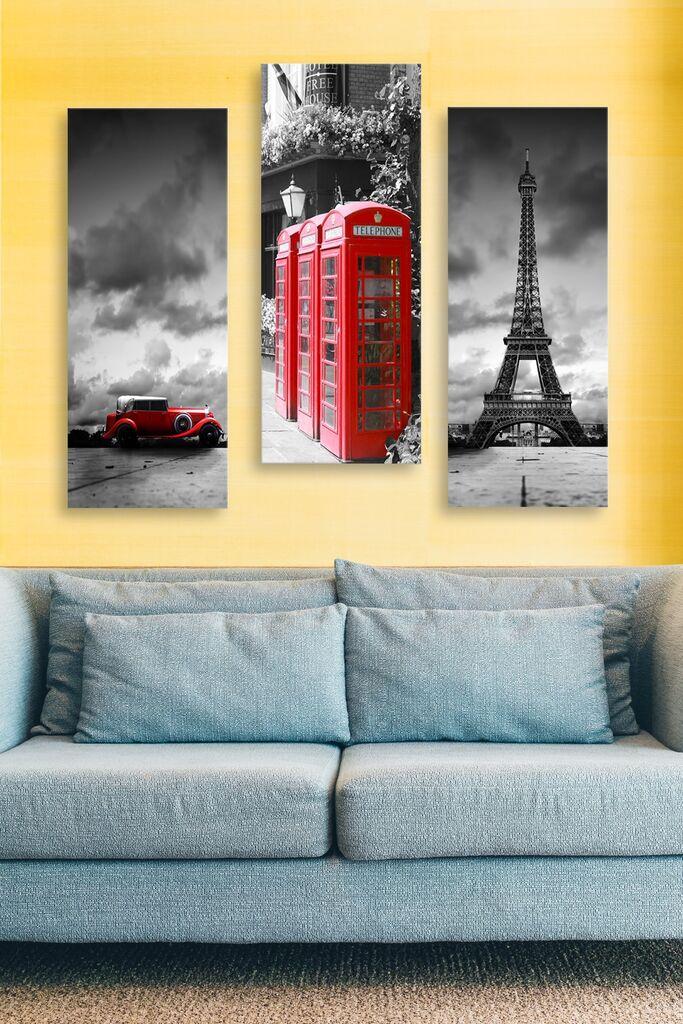 Wallity Сет Слики MDF2566128, 3 Дела