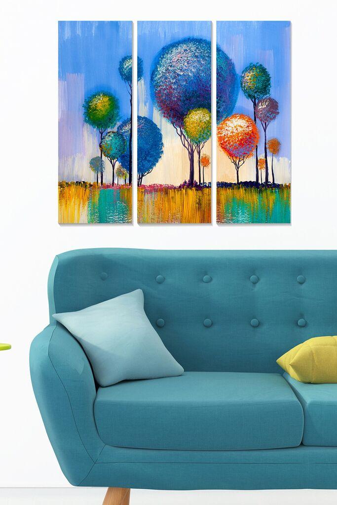 Wallity Сет Слики MDF270764801, 3 Дела