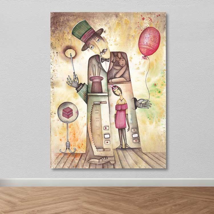 Wallity Сет Слики MDF3119826, 3 Дела