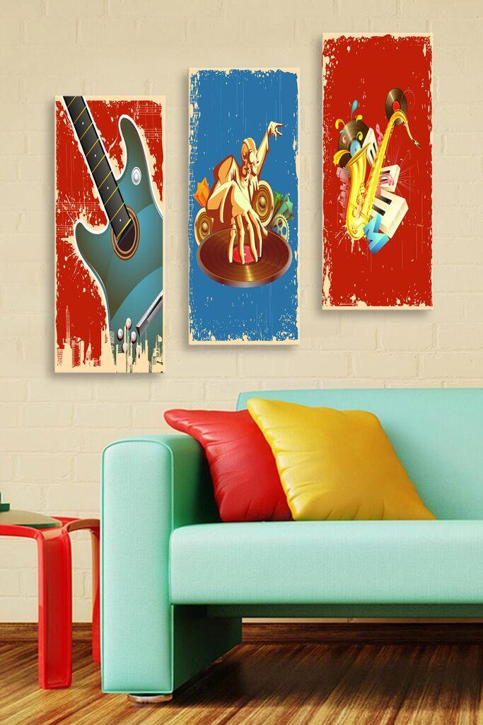 Wallity Сет Слики MDF258576719, 3 Дела