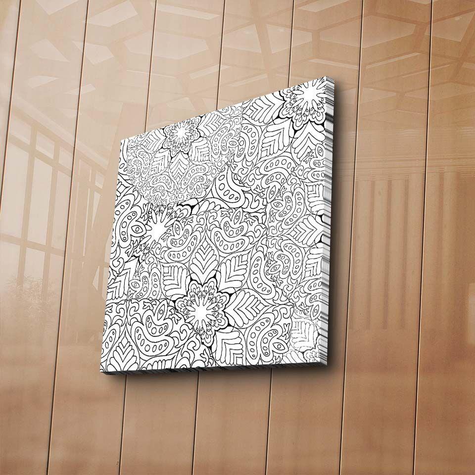 Wallity Слика со LED Осветлување Glassy Lips, 44x66 cm