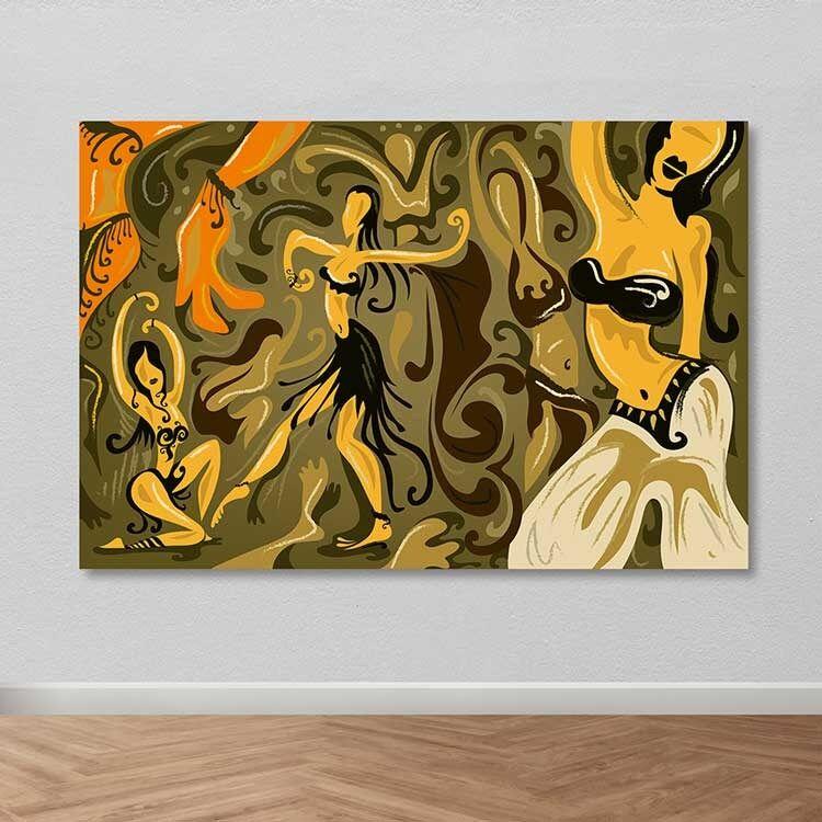 Wallity Сет Слики MDF2964826, 3 Дела