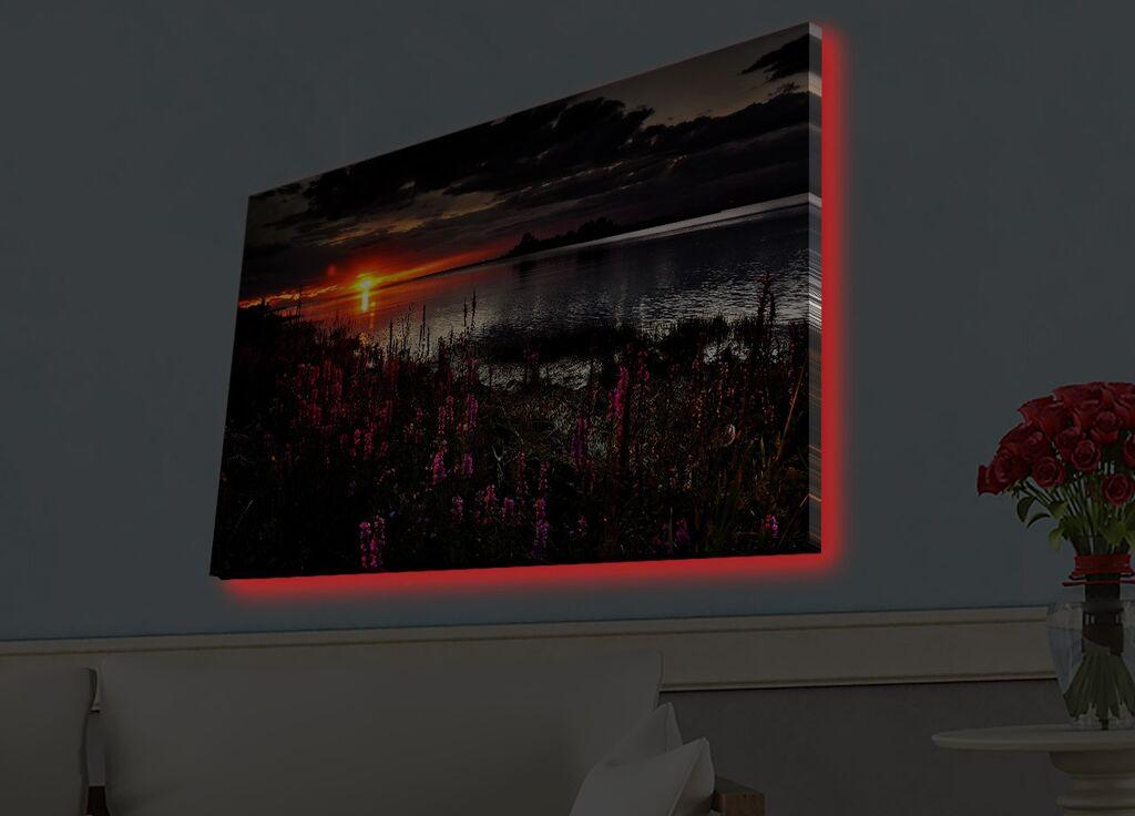 Wallity Слика со LED Осветлување Bubble Bust, 55 cm