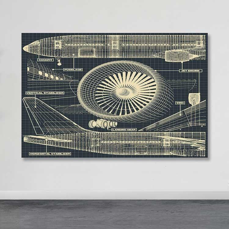 Wallity Слика KNV4452, 50x70 cm