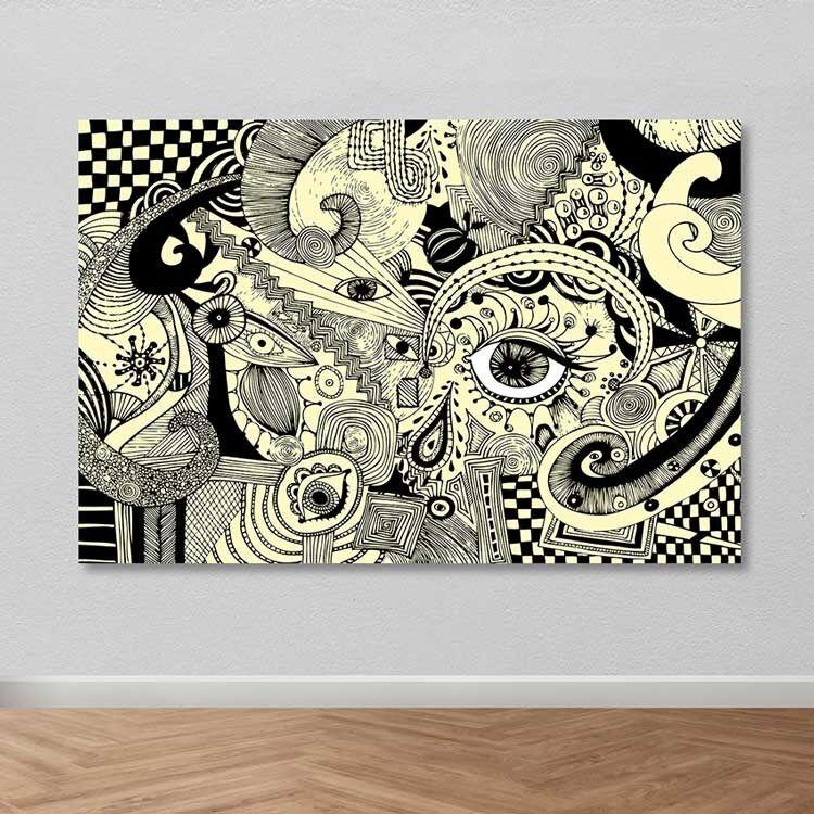 Wallity Сет Слики MDF3028847, 3 Дела