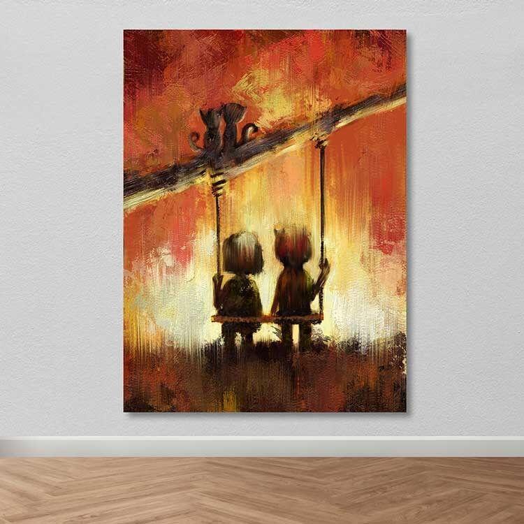 Wallity Слика DEVDRMRN04, 100x140 cm