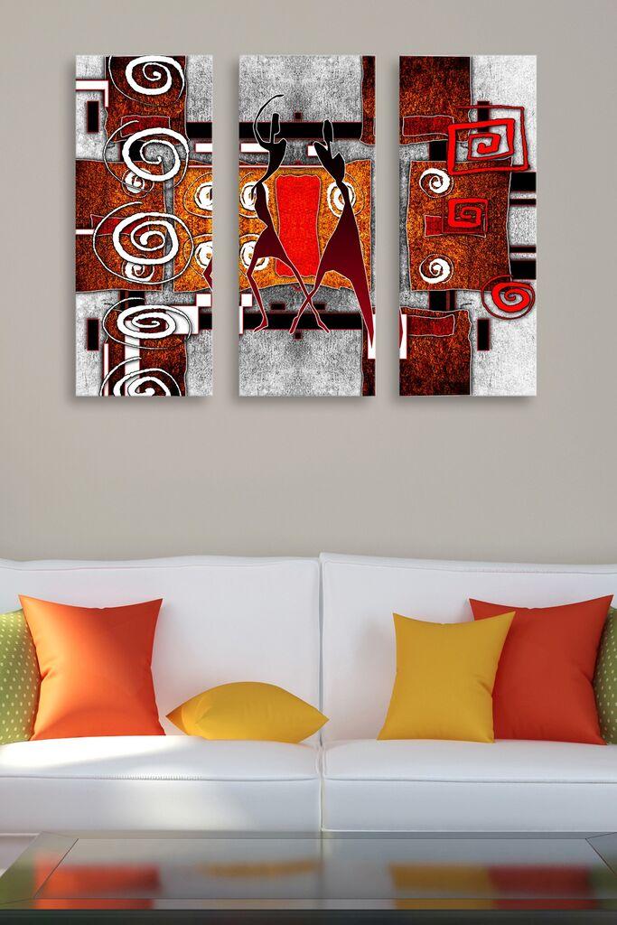 Wallity Сет Слики MDF2550453, 3 Дела