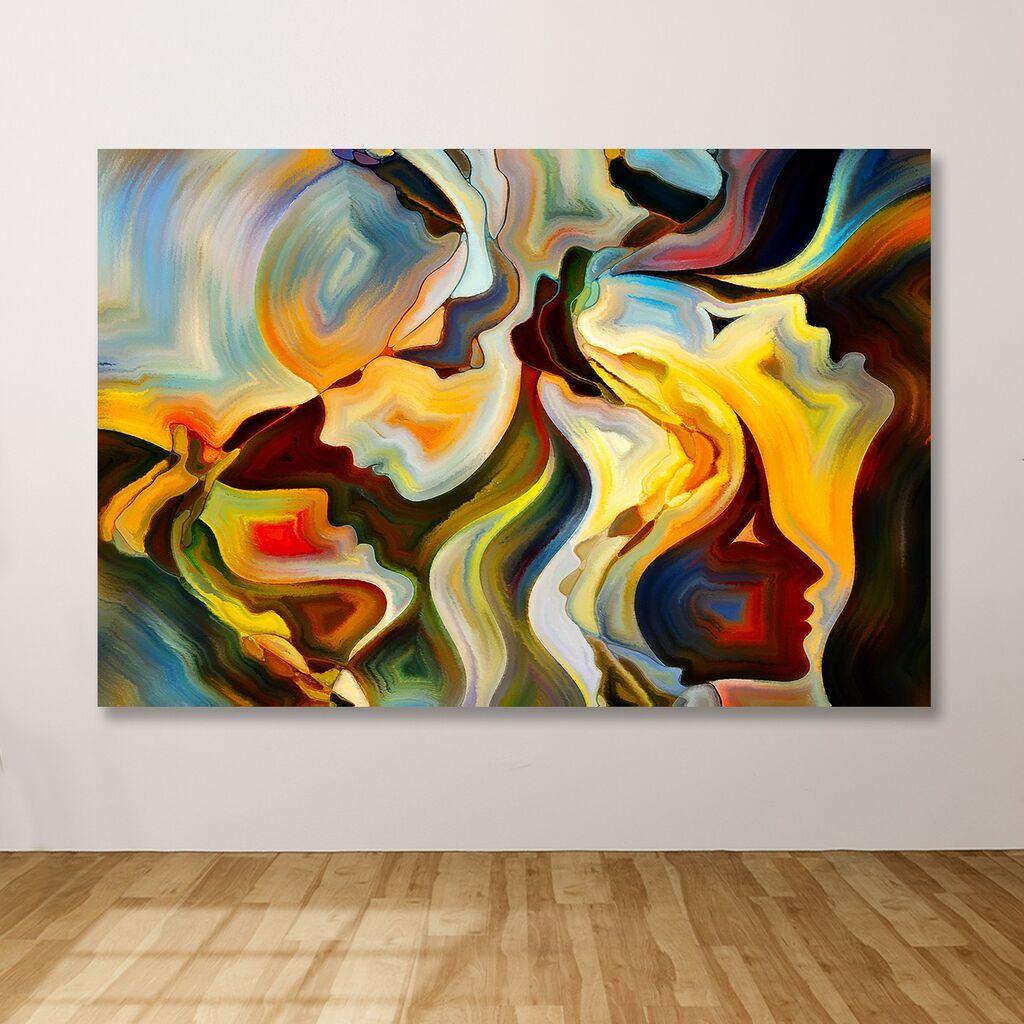 Wallity Сет Слики MDF3374193, 3 Дела