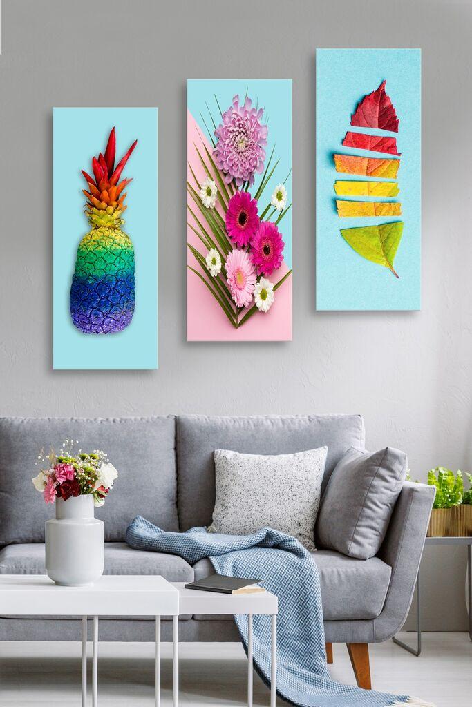 Wallity Сет Слики MDF256456726, 3 Дела